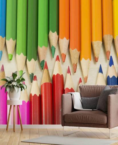 Coloured Pencils Wallpaper