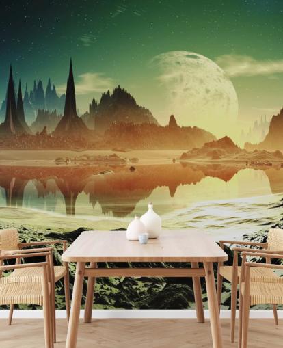 Fantasy Landscape Wall Mural Fantasy Landscape Wall Mural
