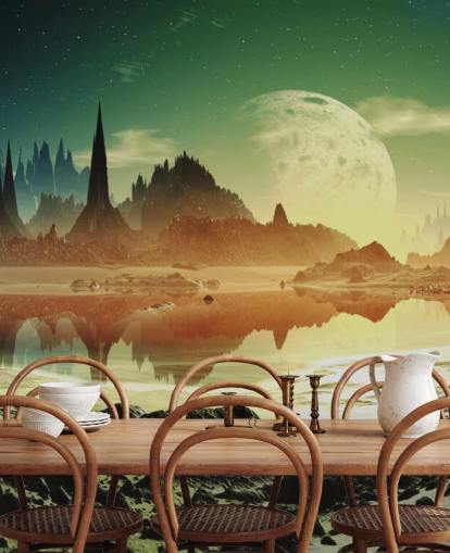 Fantasie-Landschaft Fototapete