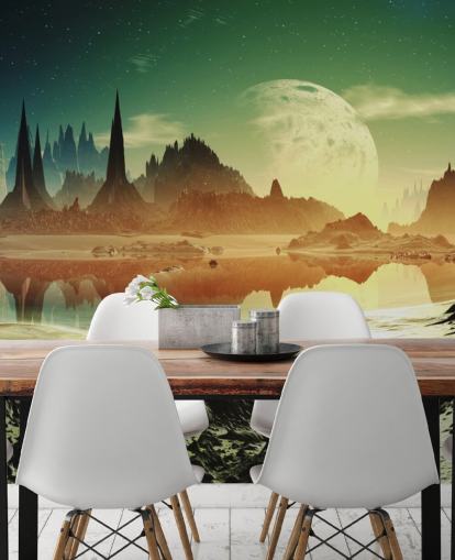 Décoration murale de paysage fantastique