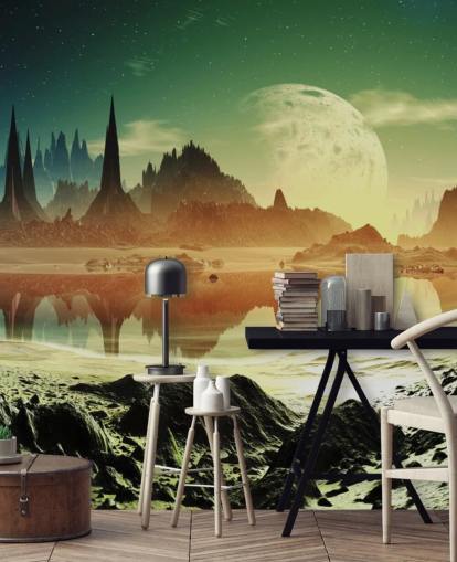 Fantasy Landscape Wall Mural Fantasy Landscape Wall Mural