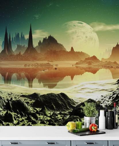 Fantasy Landscape Wall Mural