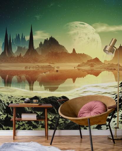 Décoration murale de paysage fantastique