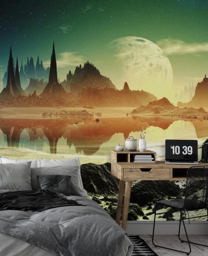 Décoration murale de paysage fantastique