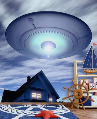 Alien UFO Baggrund