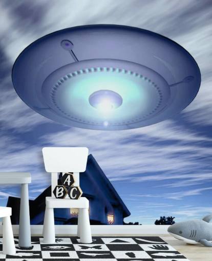 Alien UFO Baggrund