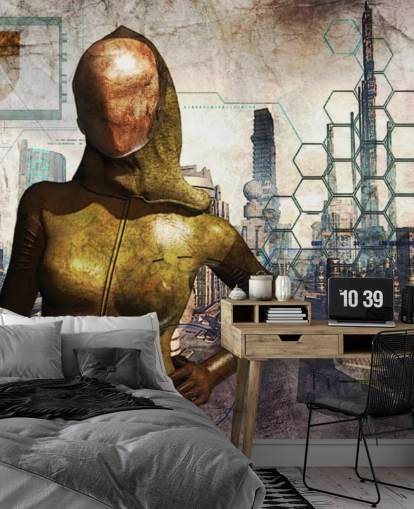 Sci Fi Nainen Taustakuva