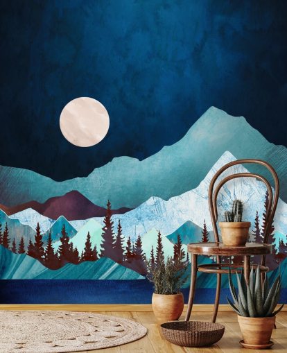 Papel de parede para celular gratis Moon Bay Wall Mural by Space Papel de parede para celular gratis Moon Bay Wall Mural by Space