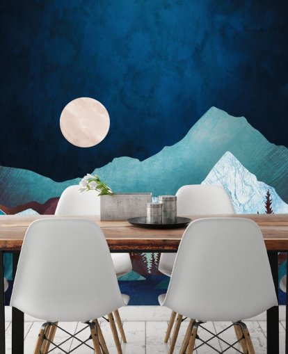 Papier Peint Fresque Moon Bay par SpaceFrog Designs Papier Peint Fresque Moon Bay par SpaceFrog Designs