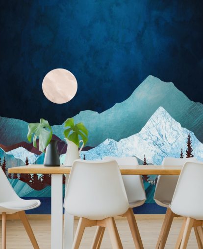 Papier Peint Fresque Moon Bay par SpaceFrog Designs