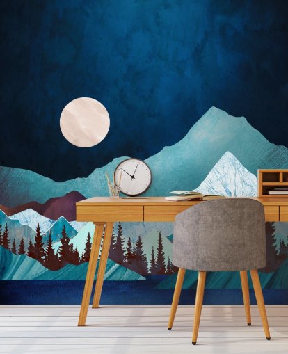 Papier Peint Fresque Moon Bay par SpaceFrog Designs