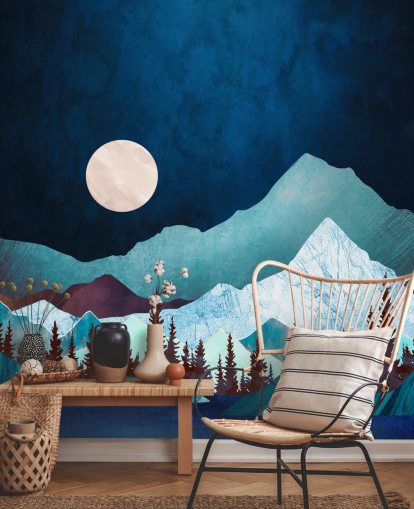 Moon Bay Wall Mural by SpaceFrog Designs wallpaper Moon Bay Wall Mural by SpaceFrog Designs wallpaper