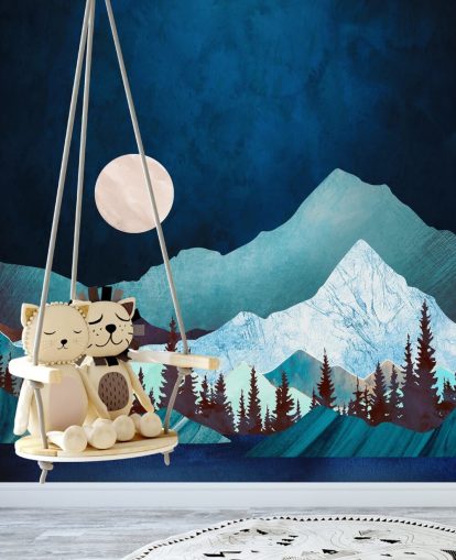 Moon Bay vægmaleri af SpaceFrog Designs tapet