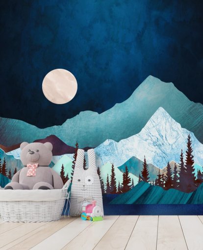 Moon Bay vægmaleri af SpaceFrog Designs tapet