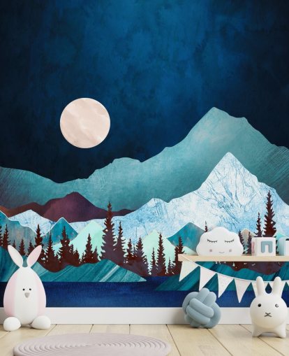 Papier Peint Fresque Moon Bay par SpaceFrog Designs Papier Peint Fresque Moon Bay par SpaceFrog Designs