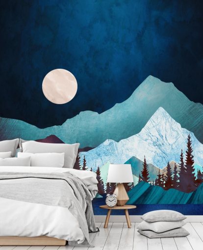 Moon Bay vægmaleri af SpaceFrog Designs tapet