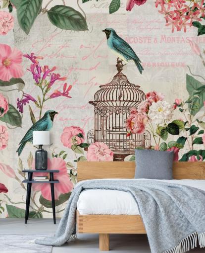 Birdcage Wallpaper Mural