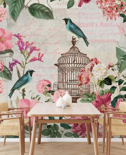 Papel de parede Birdcage Papel de parede Birdcage