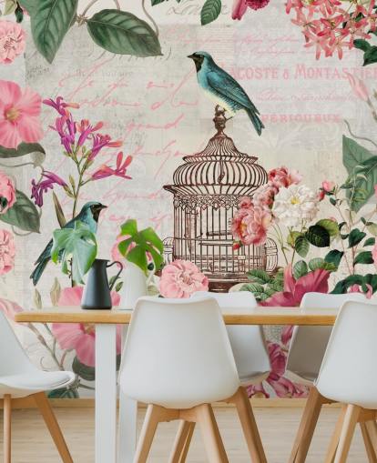 Birdcage Wallpaper Mural