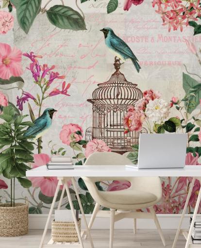 Birdcage Taustakuva Mural