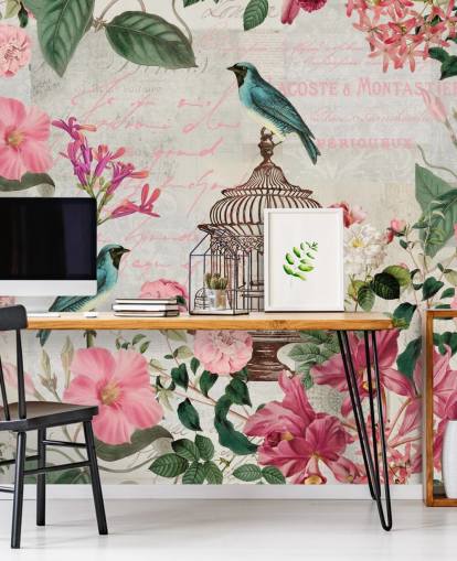 Birdcage Wallpaper Mural