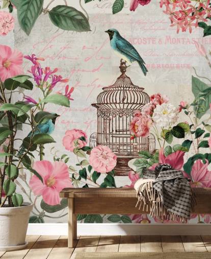 Papier peint Birdcage