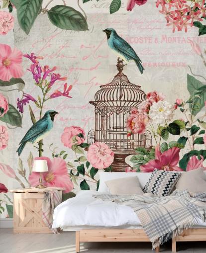 Papel de parede Birdcage