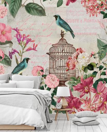 Birdcage Taustakuva Mural Birdcage Taustakuva Mural