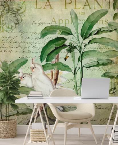 Kakaduer Nostalgisk reise Mural av Andrea Haase