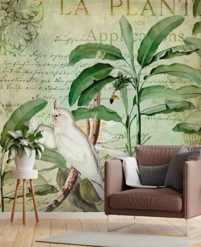 Kakaduer Nostalgisk reise Mural av Andrea Haase