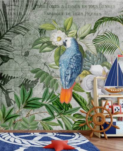 Papel de parede Jungle of Birds por Andrea Haase Papel de parede Jungle of Birds por Andrea Haase