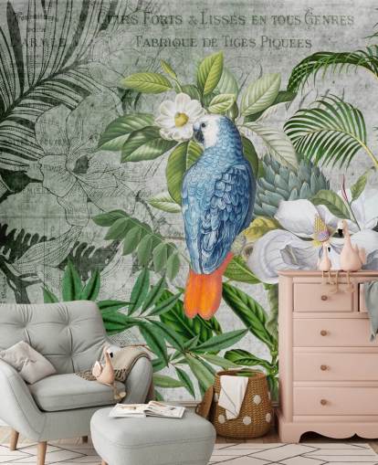 Jungle of Birds Wallpaper by Andrea Haase