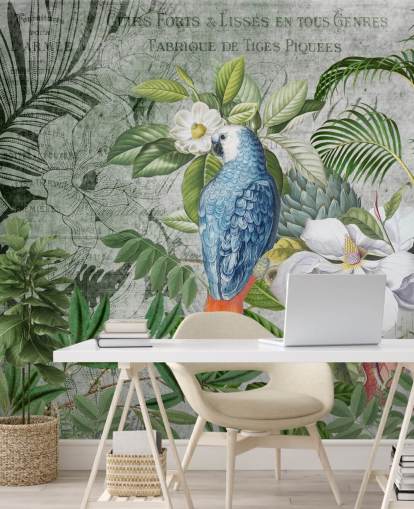 Fondo de pantalla de la selva de pájaros de Andrea Haase Fondo de pantalla de la selva de pájaros de Andrea Haase