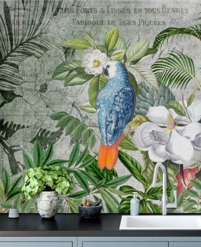 Dschungel der Vögel Hintergrundbild von Andrea Haase