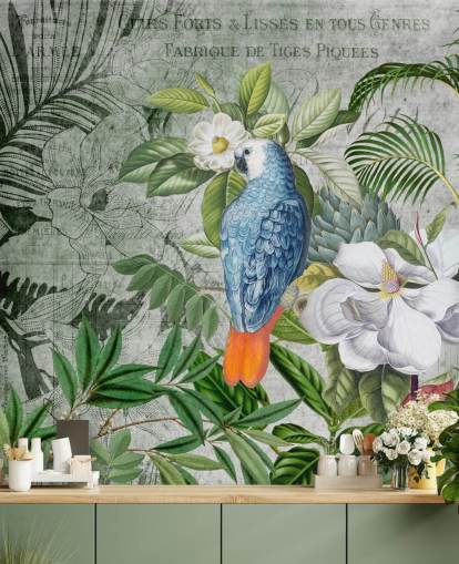 Jungle of Birds Wallpaper by Andrea Haase