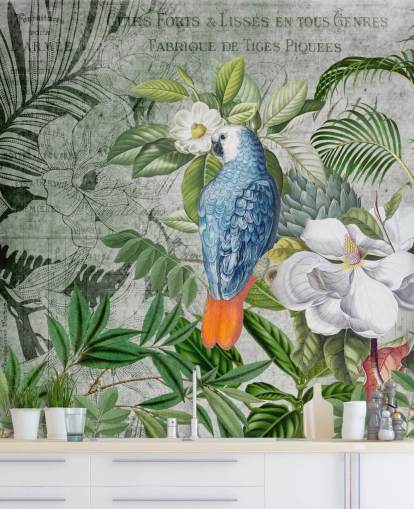 Carta da parati Jungle of Birds di Andrea Haase Carta da parati Jungle of Birds di Andrea Haase