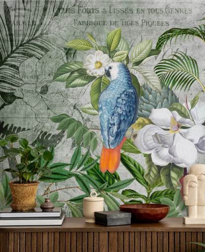 Carta da parati Jungle of Birds di Andrea Haase Carta da parati Jungle of Birds di Andrea Haase