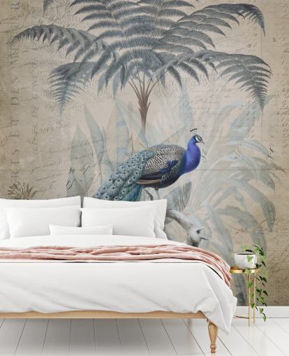 Papel de parede Peacock Jungle por Andrea Haase