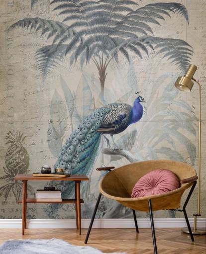 Papier peint Peacock Jungle par Andrea Haase