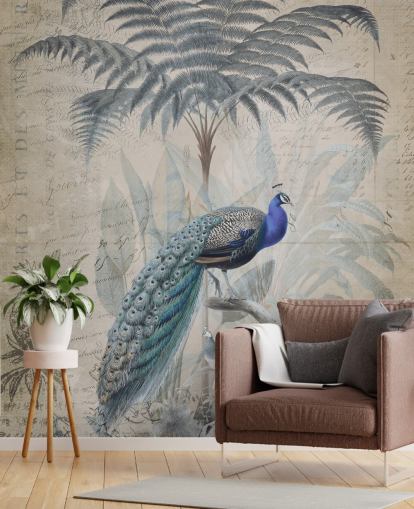 Papier peint Peacock Jungle par Andrea Haase
