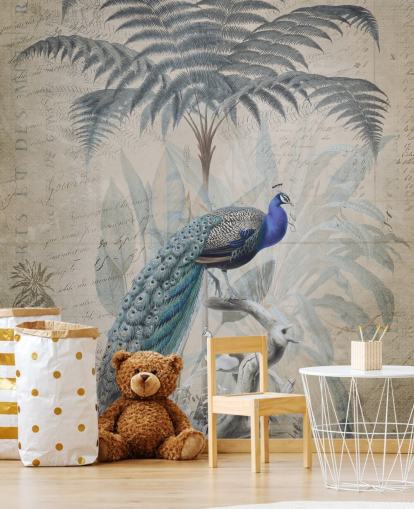 Peacock Dschungel Hintergrundbild von Andrea Haase