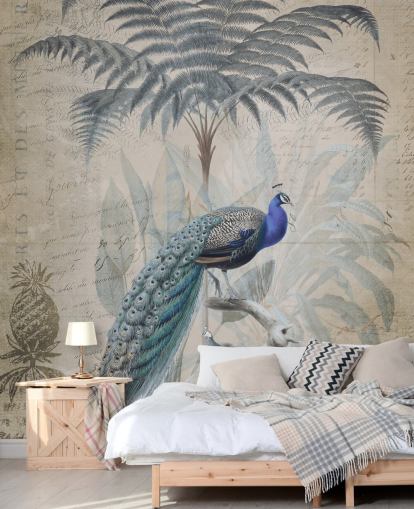 Papier peint Peacock Jungle par Andrea Haase Papier peint Peacock Jungle par Andrea Haase