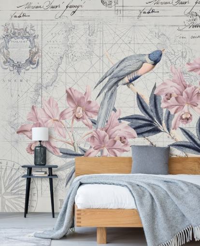 Fuglene Voyage af Discovery Mural