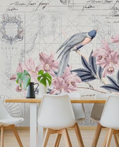 Fuglene Voyage af Discovery Mural