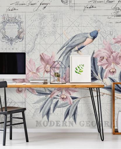 Mural El viaje de los pájaros del descubrimiento