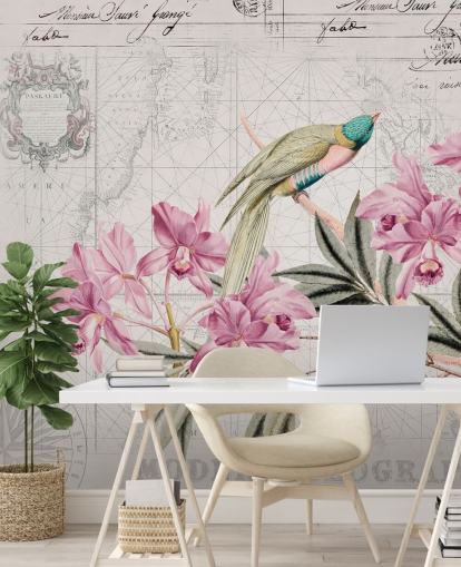 Decorazione murale con il viaggio della scoperta Decorazione murale con il viaggio della scoperta