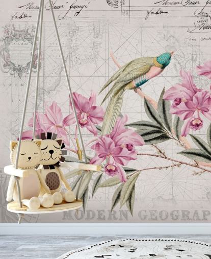 Decorazione murale con il viaggio della scoperta Decorazione murale con il viaggio della scoperta