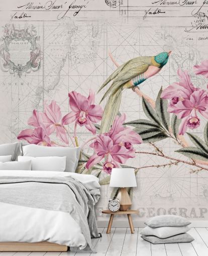 Decorazione murale con il viaggio della scoperta Decorazione murale con il viaggio della scoperta