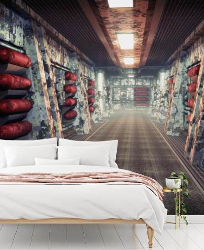 Spacecraft Coridoor Wallpaper