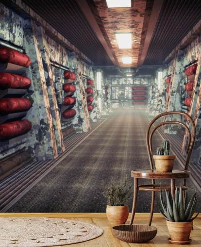 Papel pintado de nave espacial Coridoor